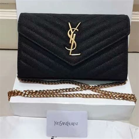 ysl sling bag black